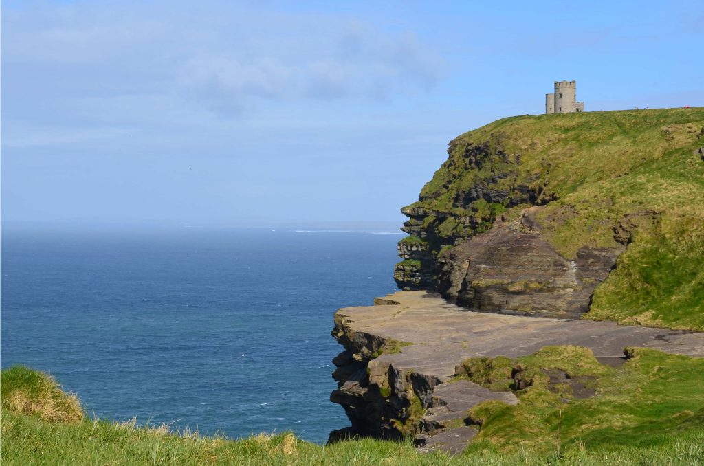 O'Brien's Tower on the Cliffs of Moher, Ireland — Irish citizenship